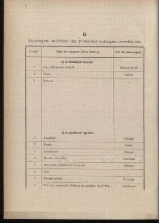 Post- und Telegraphen-Verordnungsblatt für das Verwaltungsgebiet des K.-K. Handelsministeriums 18841227 Seite: 10