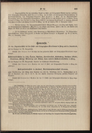 Post- und Telegraphen-Verordnungsblatt für das Verwaltungsgebiet des K.-K. Handelsministeriums 18841227 Seite: 7