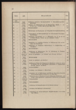 Post- und Telegraphen-Verordnungsblatt für das Verwaltungsgebiet des K.-K. Handelsministeriums 1884bl03 Seite: 20