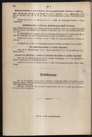 Post- und Telegraphen-Verordnungsblatt für das Verwaltungsgebiet des K.-K. Handelsministeriums 18850126 Seite: 4