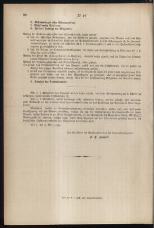 Post- und Telegraphen-Verordnungsblatt für das Verwaltungsgebiet des K.-K. Handelsministeriums 18850310 Seite: 16