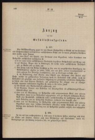 Post- und Telegraphen-Verordnungsblatt für das Verwaltungsgebiet des K.-K. Handelsministeriums 18850330 Seite: 10