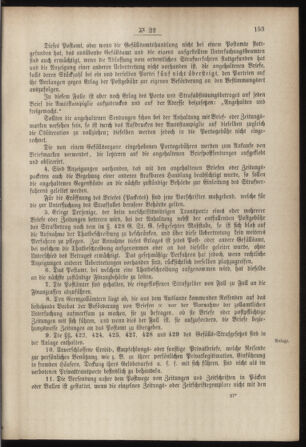 Post- und Telegraphen-Verordnungsblatt für das Verwaltungsgebiet des K.-K. Handelsministeriums 18850330 Seite: 3