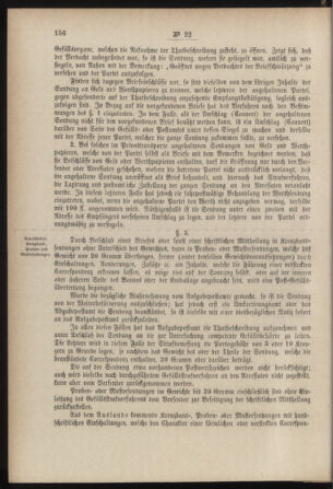 Post- und Telegraphen-Verordnungsblatt für das Verwaltungsgebiet des K.-K. Handelsministeriums 18850330 Seite: 6