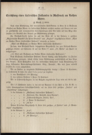 Post- und Telegraphen-Verordnungsblatt für das Verwaltungsgebiet des K.-K. Handelsministeriums 18850402 Seite: 3