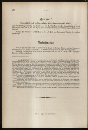 Post- und Telegraphen-Verordnungsblatt für das Verwaltungsgebiet des K.-K. Handelsministeriums 18850402 Seite: 8