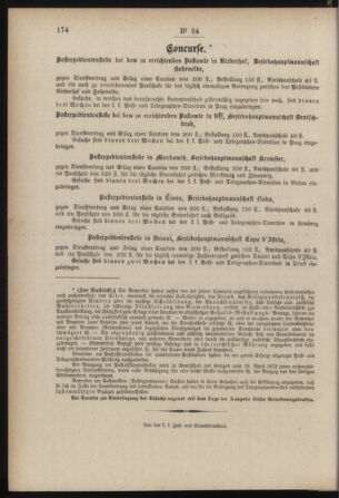 Post- und Telegraphen-Verordnungsblatt für das Verwaltungsgebiet des K.-K. Handelsministeriums 18850404 Seite: 4