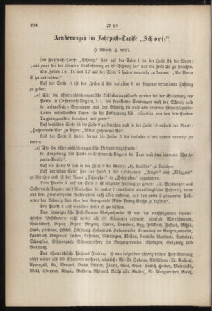 Post- und Telegraphen-Verordnungsblatt für das Verwaltungsgebiet des K.-K. Handelsministeriums 18850425 Seite: 2