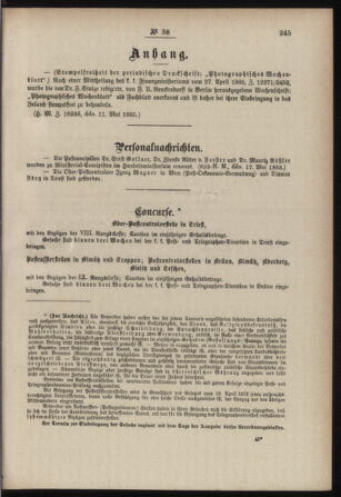 Post- und Telegraphen-Verordnungsblatt für das Verwaltungsgebiet des K.-K. Handelsministeriums 18850527 Seite: 3