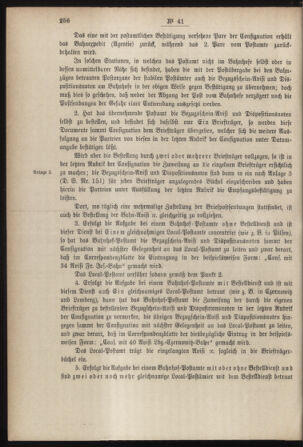 Post- und Telegraphen-Verordnungsblatt für das Verwaltungsgebiet des K.-K. Handelsministeriums 18850601 Seite: 2