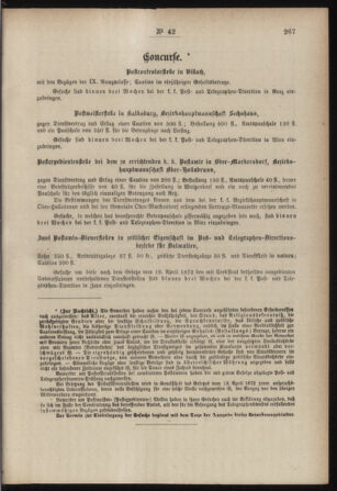 Post- und Telegraphen-Verordnungsblatt für das Verwaltungsgebiet des K.-K. Handelsministeriums 18850608 Seite: 7