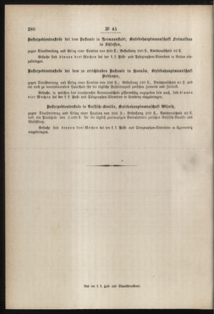 Post- und Telegraphen-Verordnungsblatt für das Verwaltungsgebiet des K.-K. Handelsministeriums 18850617 Seite: 4