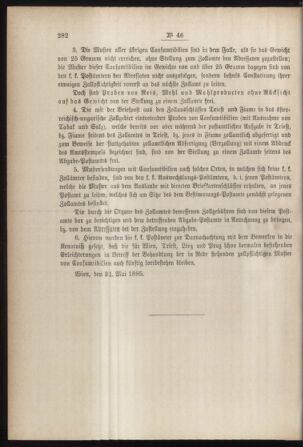 Post- und Telegraphen-Verordnungsblatt für das Verwaltungsgebiet des K.-K. Handelsministeriums 18850622 Seite: 2