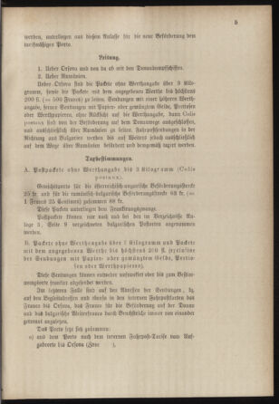 Post- und Telegraphen-Verordnungsblatt für das Verwaltungsgebiet des K.-K. Handelsministeriums 18850702 Seite: 19