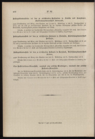 Post- und Telegraphen-Verordnungsblatt für das Verwaltungsgebiet des K.-K. Handelsministeriums 18850810 Seite: 8