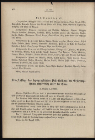 Post- und Telegraphen-Verordnungsblatt für das Verwaltungsgebiet des K.-K. Handelsministeriums 18850831 Seite: 2