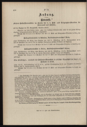 Post- und Telegraphen-Verordnungsblatt für das Verwaltungsgebiet des K.-K. Handelsministeriums 18850915 Seite: 4