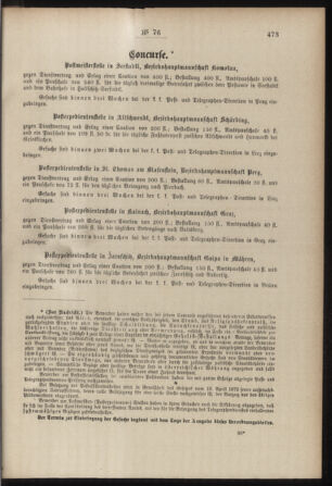 Post- und Telegraphen-Verordnungsblatt für das Verwaltungsgebiet des K.-K. Handelsministeriums 18851001 Seite: 3