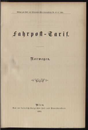 Post- und Telegraphen-Verordnungsblatt für das Verwaltungsgebiet des K.-K. Handelsministeriums 18851018 Seite: 33