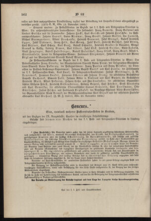 Post- und Telegraphen-Verordnungsblatt für das Verwaltungsgebiet des K.-K. Handelsministeriums 18851208 Seite: 4