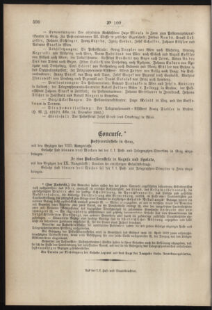 Post- und Telegraphen-Verordnungsblatt für das Verwaltungsgebiet des K.-K. Handelsministeriums 18851222 Seite: 4