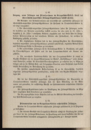 Post- und Telegraphen-Verordnungsblatt für das Verwaltungsgebiet des K.-K. Handelsministeriums 18851223 Seite: 24