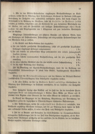 Post- und Telegraphen-Verordnungsblatt für das Verwaltungsgebiet des K.-K. Handelsministeriums 18851223 Seite: 27