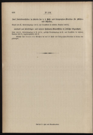 Post- und Telegraphen-Verordnungsblatt für das Verwaltungsgebiet des K.-K. Handelsministeriums 18851229 Seite: 4