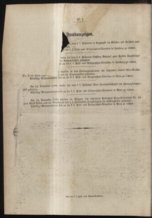 Post- und Telegraphen-Verordnungsblatt für das Verwaltungsgebiet des K.-K. Handelsministeriums 18860105 Seite: 4