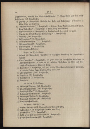 Post- und Telegraphen-Verordnungsblatt für das Verwaltungsgebiet des K.-K. Handelsministeriums 18860126 Seite: 2