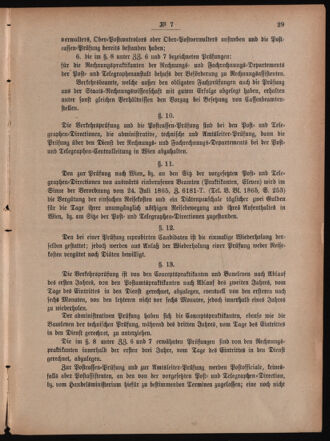 Post- und Telegraphen-Verordnungsblatt für das Verwaltungsgebiet des K.-K. Handelsministeriums 18860126 Seite: 5