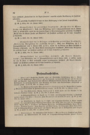 Post- und Telegraphen-Verordnungsblatt für das Verwaltungsgebiet des K.-K. Handelsministeriums 18860128 Seite: 2