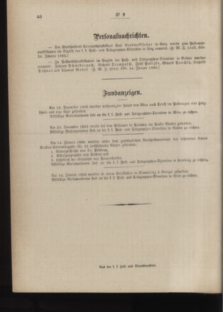 Post- und Telegraphen-Verordnungsblatt für das Verwaltungsgebiet des K.-K. Handelsministeriums 18860130 Seite: 4