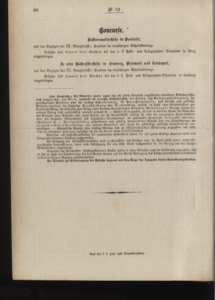 Post- und Telegraphen-Verordnungsblatt für das Verwaltungsgebiet des K.-K. Handelsministeriums 18860210 Seite: 4