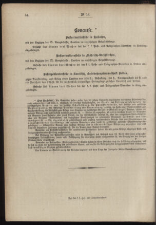 Post- und Telegraphen-Verordnungsblatt für das Verwaltungsgebiet des K.-K. Handelsministeriums 18860212 Seite: 4