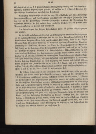 Post- und Telegraphen-Verordnungsblatt für das Verwaltungsgebiet des K.-K. Handelsministeriums 18860220 Seite: 2