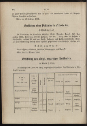 Post- und Telegraphen-Verordnungsblatt für das Verwaltungsgebiet des K.-K. Handelsministeriums 18860307 Seite: 2