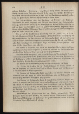 Post- und Telegraphen-Verordnungsblatt für das Verwaltungsgebiet des K.-K. Handelsministeriums 18860316 Seite: 6