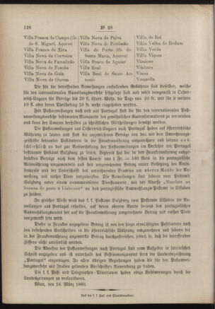 Post- und Telegraphen-Verordnungsblatt für das Verwaltungsgebiet des K.-K. Handelsministeriums 18860319 Seite: 4