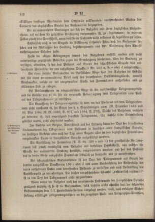 Post- und Telegraphen-Verordnungsblatt für das Verwaltungsgebiet des K.-K. Handelsministeriums 18860327 Seite: 4