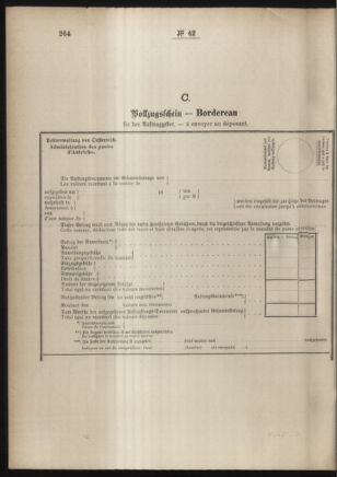 Post- und Telegraphen-Verordnungsblatt für das Verwaltungsgebiet des K.-K. Handelsministeriums 18860420 Seite: 10