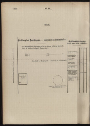 Post- und Telegraphen-Verordnungsblatt für das Verwaltungsgebiet des K.-K. Handelsministeriums 18860420 Seite: 14