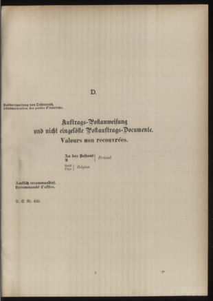 Post- und Telegraphen-Verordnungsblatt für das Verwaltungsgebiet des K.-K. Handelsministeriums 18860420 Seite: 19