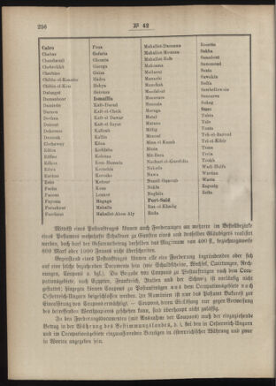 Post- und Telegraphen-Verordnungsblatt für das Verwaltungsgebiet des K.-K. Handelsministeriums 18860420 Seite: 2