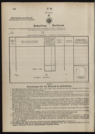 Post- und Telegraphen-Verordnungsblatt für das Verwaltungsgebiet des K.-K. Handelsministeriums 18860420 Seite: 8