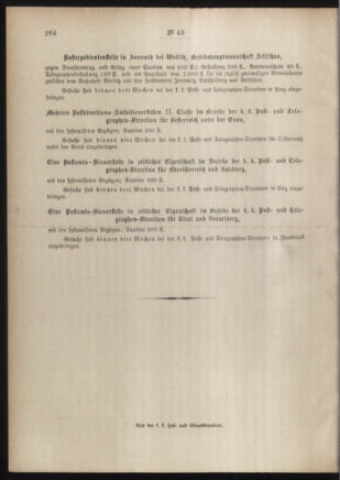 Post- und Telegraphen-Verordnungsblatt für das Verwaltungsgebiet des K.-K. Handelsministeriums 18860425 Seite: 4