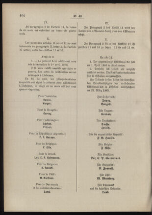 Post- und Telegraphen-Verordnungsblatt für das Verwaltungsgebiet des K.-K. Handelsministeriums 18860504 Seite: 110