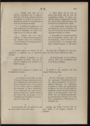 Post- und Telegraphen-Verordnungsblatt für das Verwaltungsgebiet des K.-K. Handelsministeriums 18860504 Seite: 119