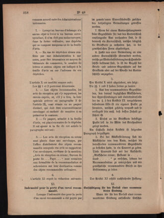 Post- und Telegraphen-Verordnungsblatt für das Verwaltungsgebiet des K.-K. Handelsministeriums 18860504 Seite: 24