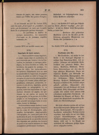 Post- und Telegraphen-Verordnungsblatt für das Verwaltungsgebiet des K.-K. Handelsministeriums 18860504 Seite: 27